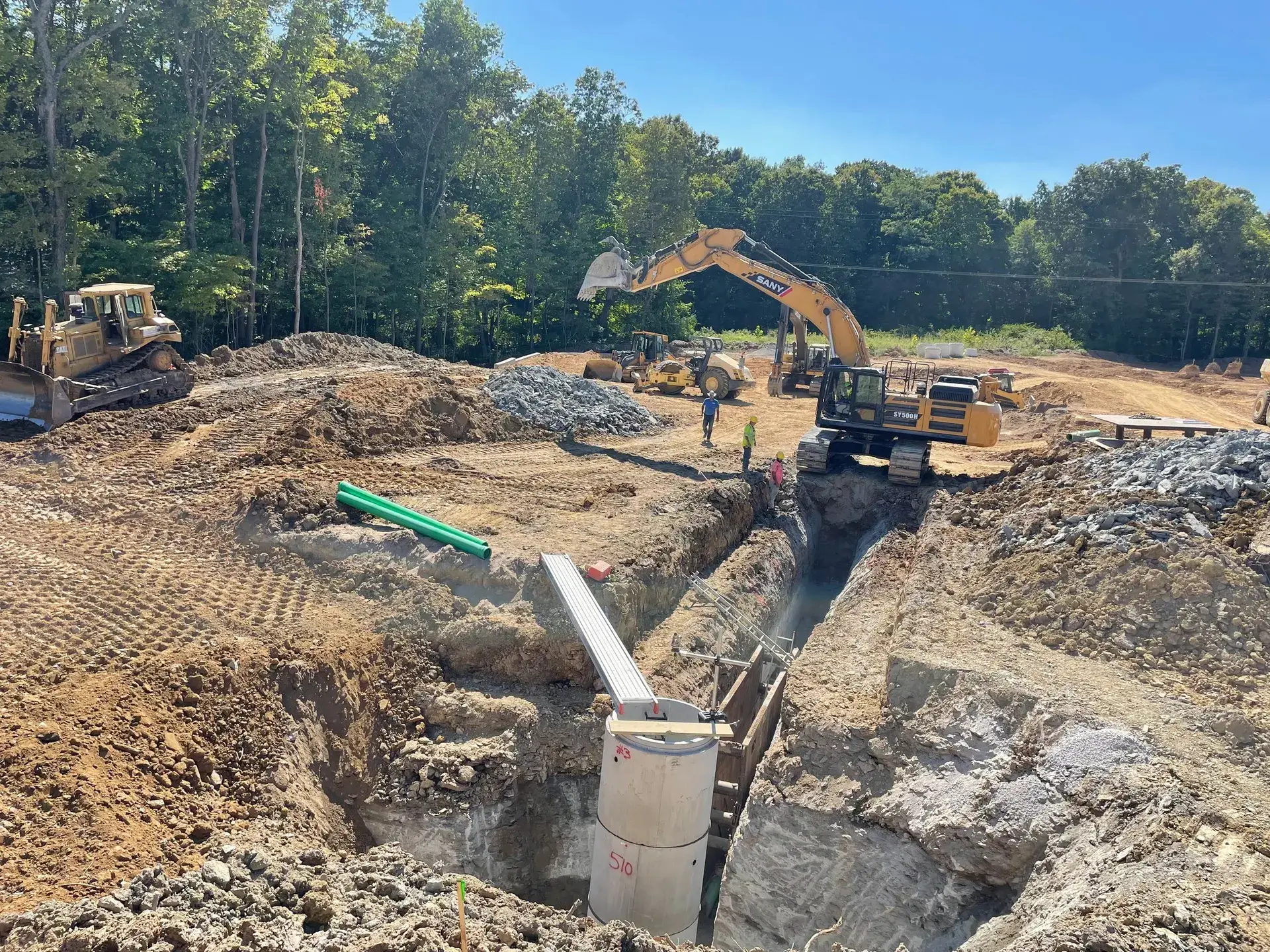 Site development project in Union, Kentucky