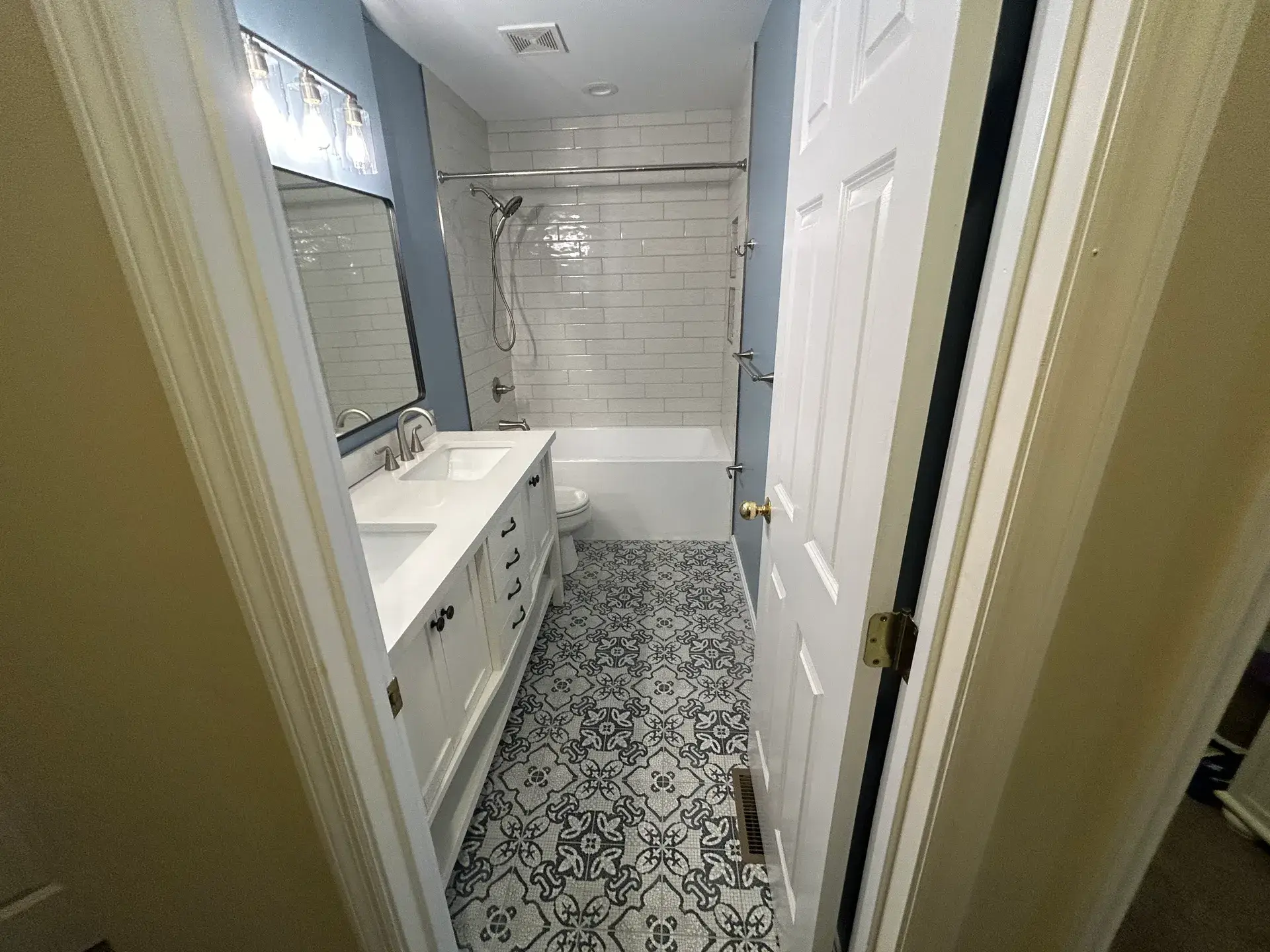 Bathroom remodel, after