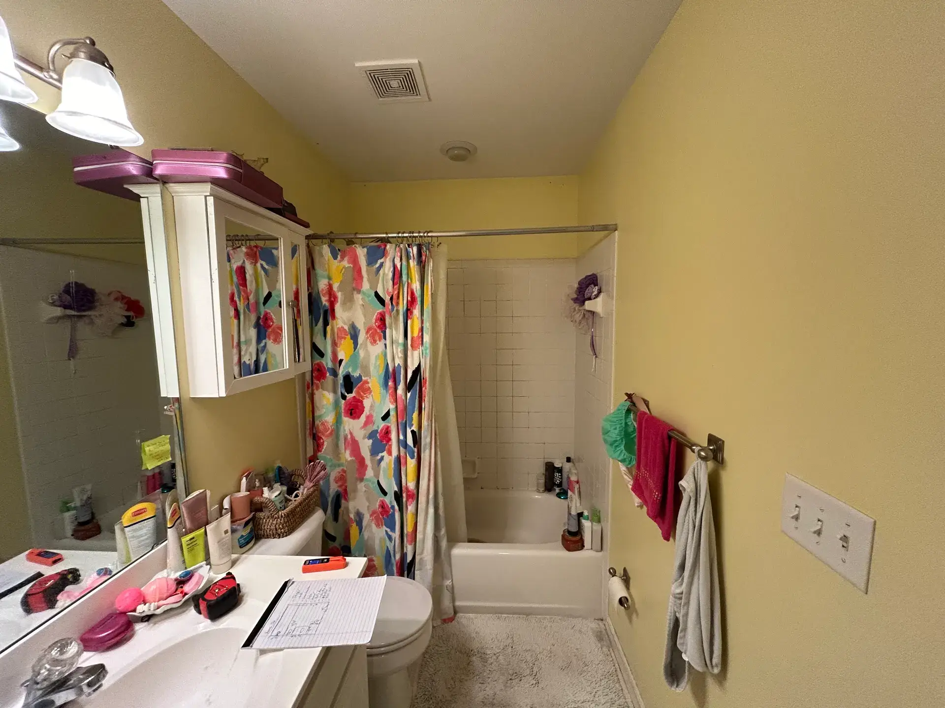 Bathroom remodel, before